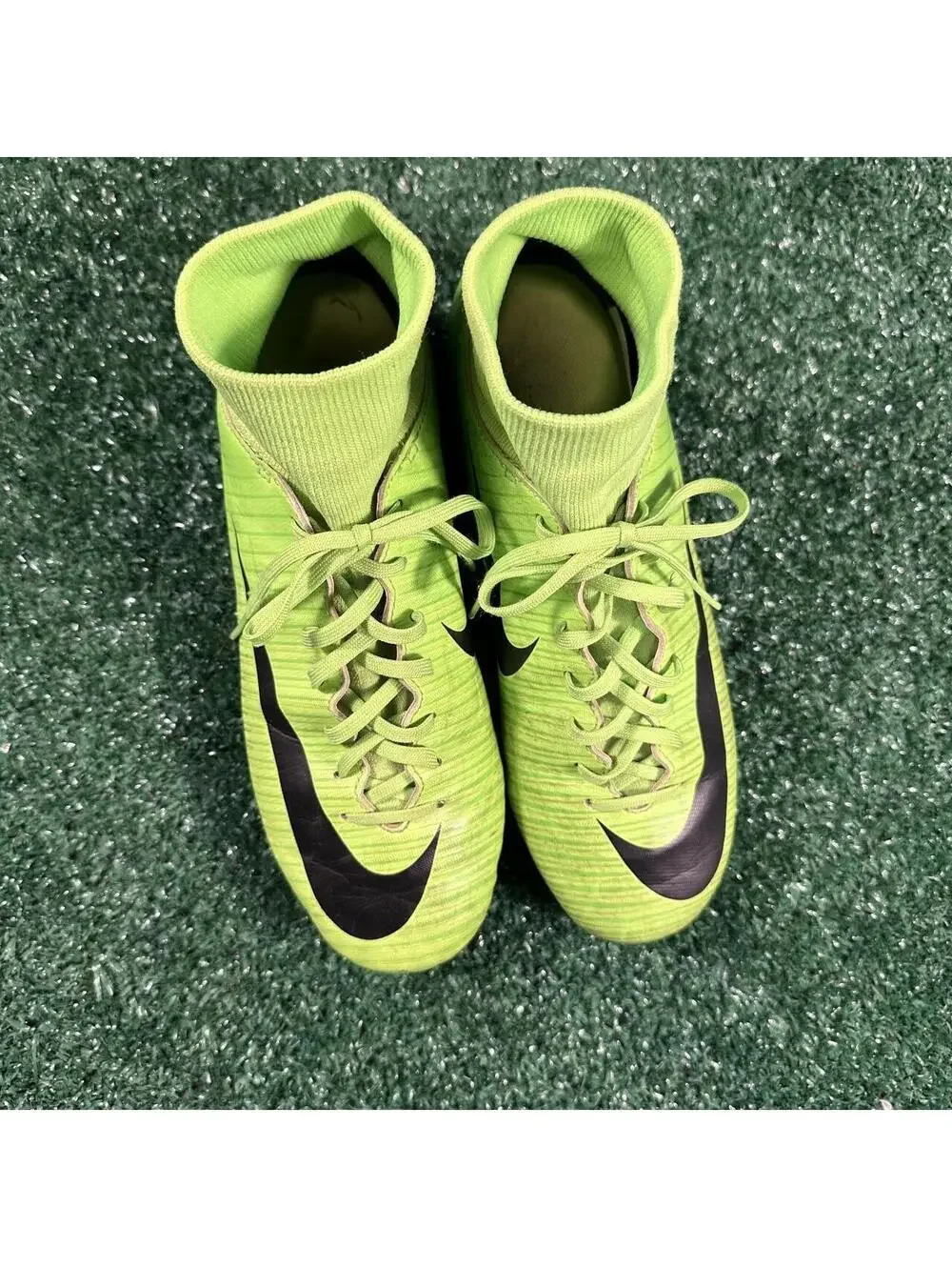 Nike Mercurial Victory VI DF FG 903609-303 US6.5 UK6 Green Men’s Cleats Soccer